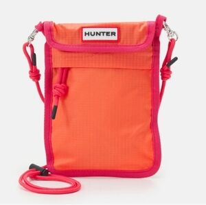 Hunter ORIGINAL PACKABLE PHONE POUCH NEW Orange Pink